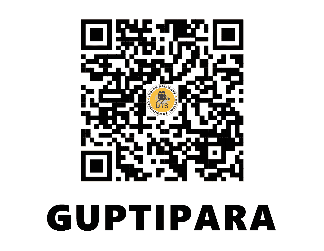 UTS QR Code for GUPTIPARA - GPAE - ER (WEST BENGAL)